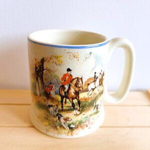 Lord Nelson Ware Elijah Cotton Vintage Foxhunting Tankard, Made in England